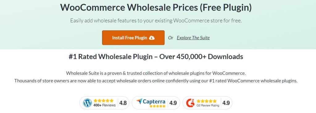 Our free WooCommerce Wholesale Prices plugin lets you set wholesale pricing in WooCommerce.
