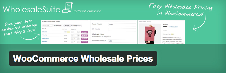 Use WooCommerce Wholesale Prices to enable wholesale pricing for WooCommerce