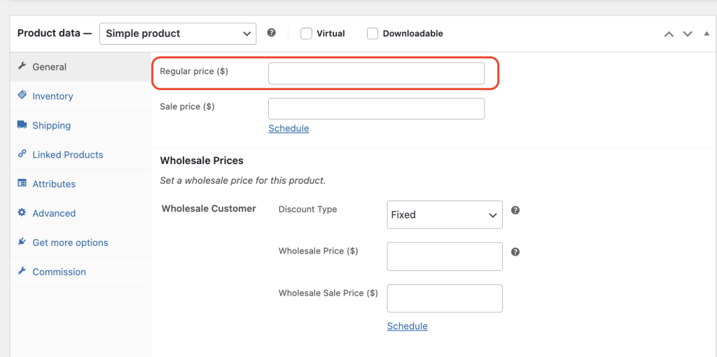 wws-wc-wwp-regular price - Wholesale Suite