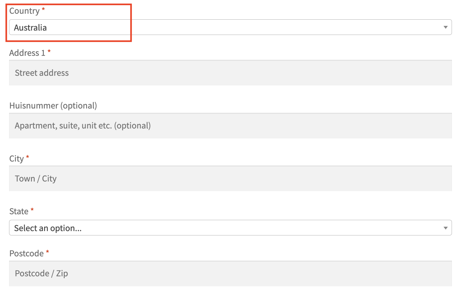 Set Country Code How To Set A Default Country On Registration Form - Wholesale Suite