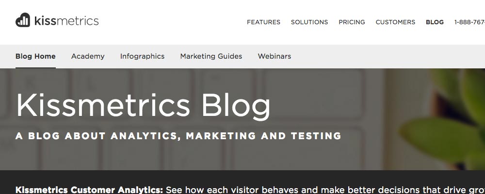 Kissmetrics Blog marketing blogs