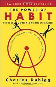 Book cover of "The Power of Habit" by Charles Duhigg. 