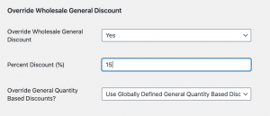Override global % based discounts per user in WooCommerce