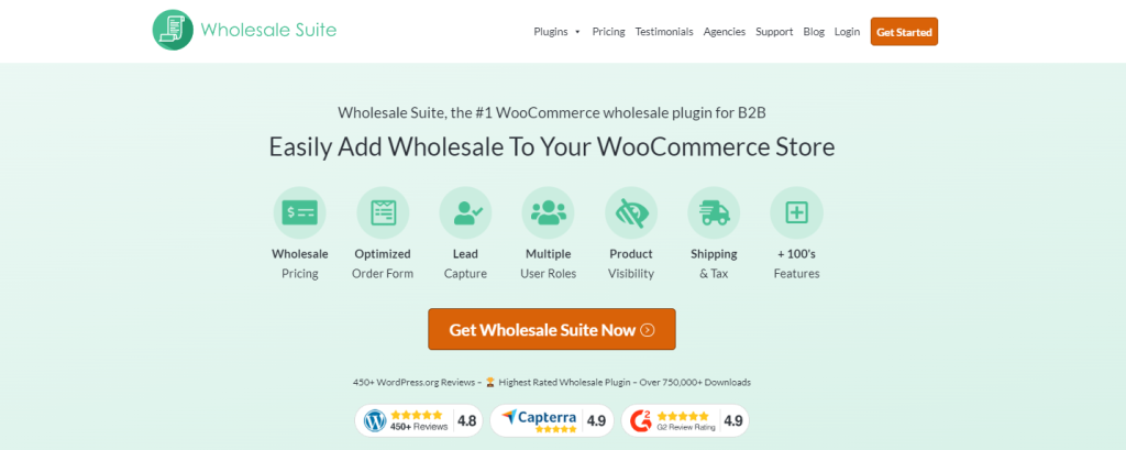 Wholesale Suite plugin homepage