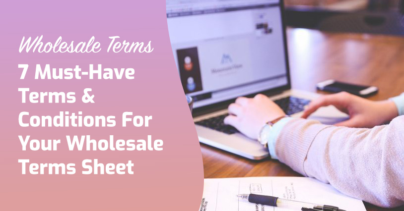 Wholesale Terms Sheet