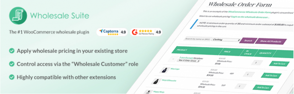 Wholesale Prices for WooCommerce