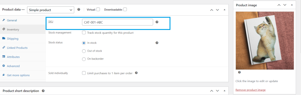 Assigning a unique SKU to individual products in WooCommerce (