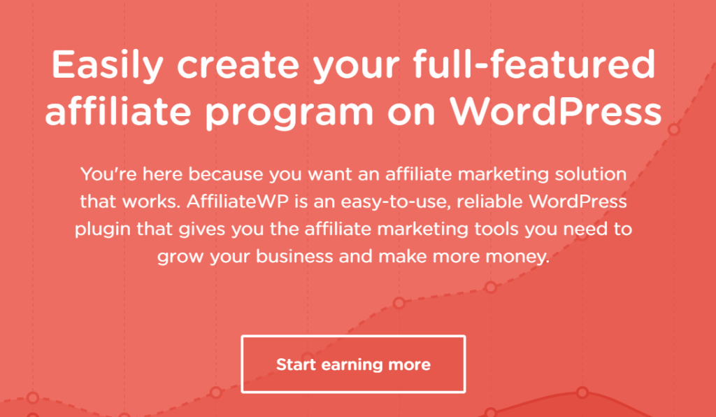 The AffiliateWP homepage