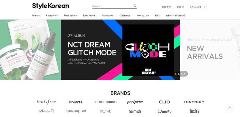 StyleKorean website. 