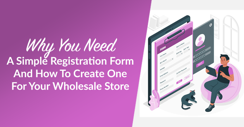 simple registration form