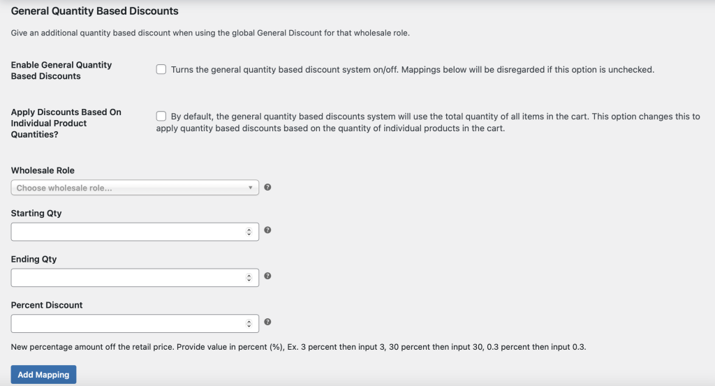 Using the Wholesale Suite plugin to set quantity based discounts in WooCommerce