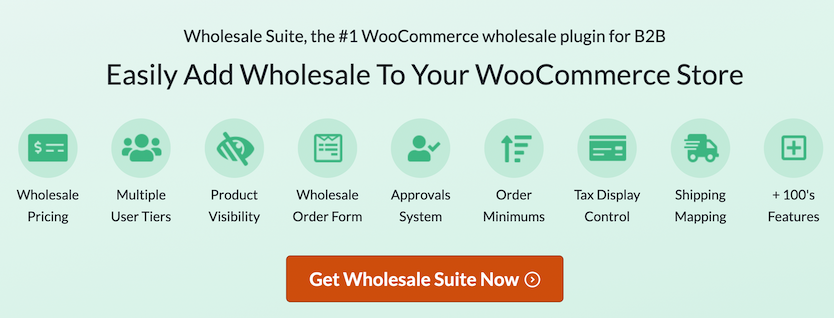 Wholesale Suite offers powerful features such as setting wholesale prices, adding multiple user roles, tweaking product visibility and more. 