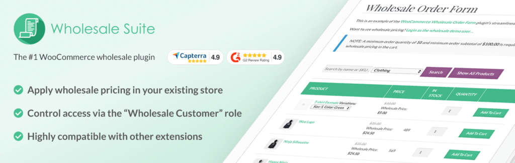 Wholesale Prices Lite plugin