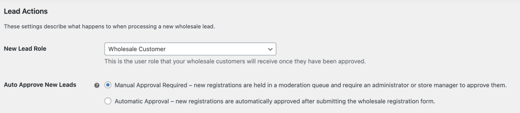 Step 2: Set how leads will be processed 