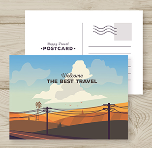 wholesale software landing page postcards