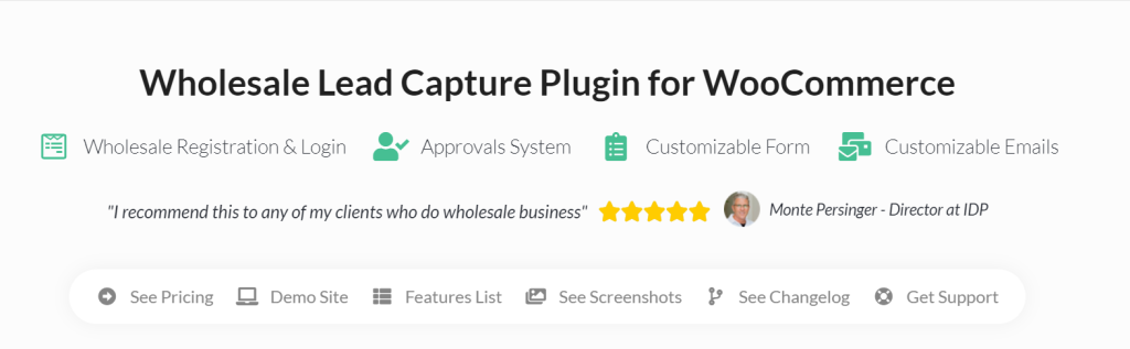 Wholesale Lead Capture allows you to create a B2B lead management system in WooCommerce