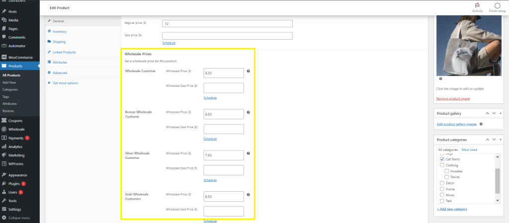 WooCommerce role-based pricing 