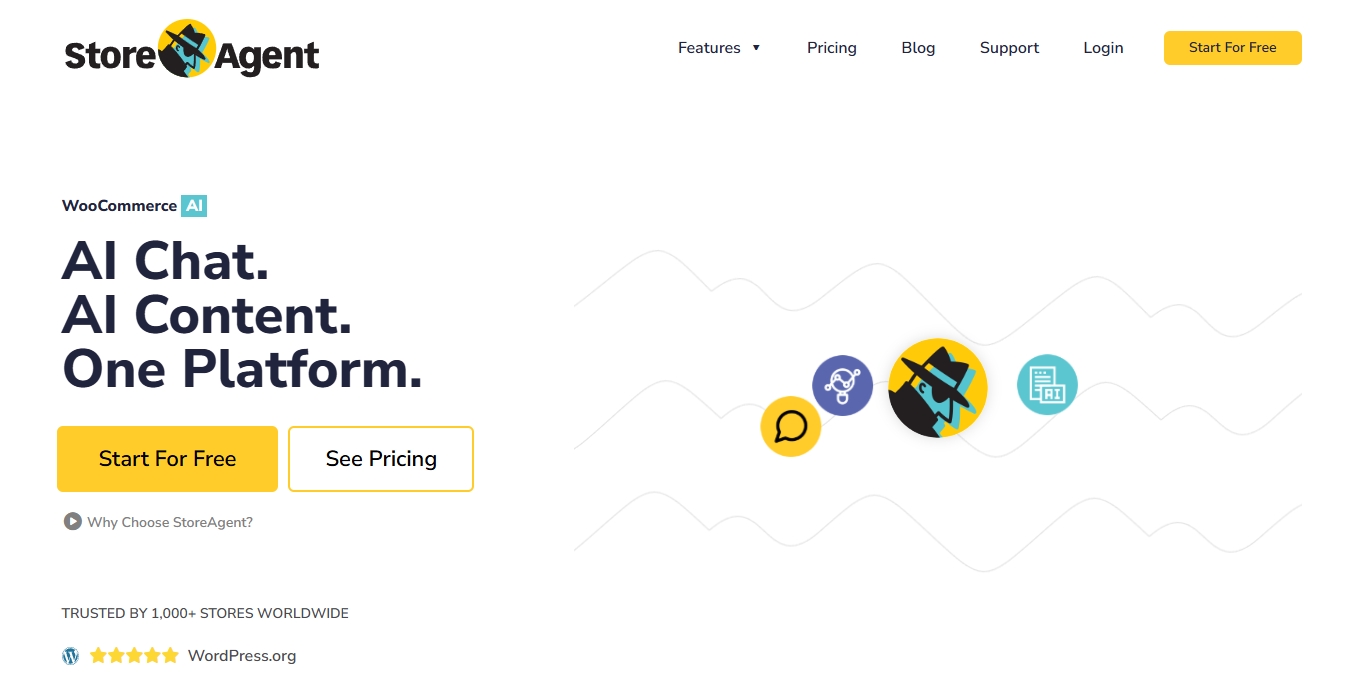 StoreAgent website homepage