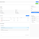WooCommerce Wholesale Quotes admin quote details page showing customer info, quote items table, quote messages thread, and status actions