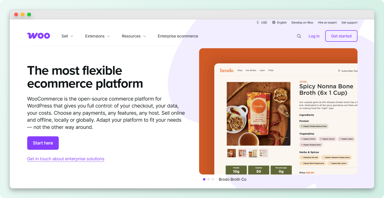 wws-woocommerce-homepage - Wholesale Suite WooCommerce homepage showing flexible ecommerce platform for building wholesale and online stores