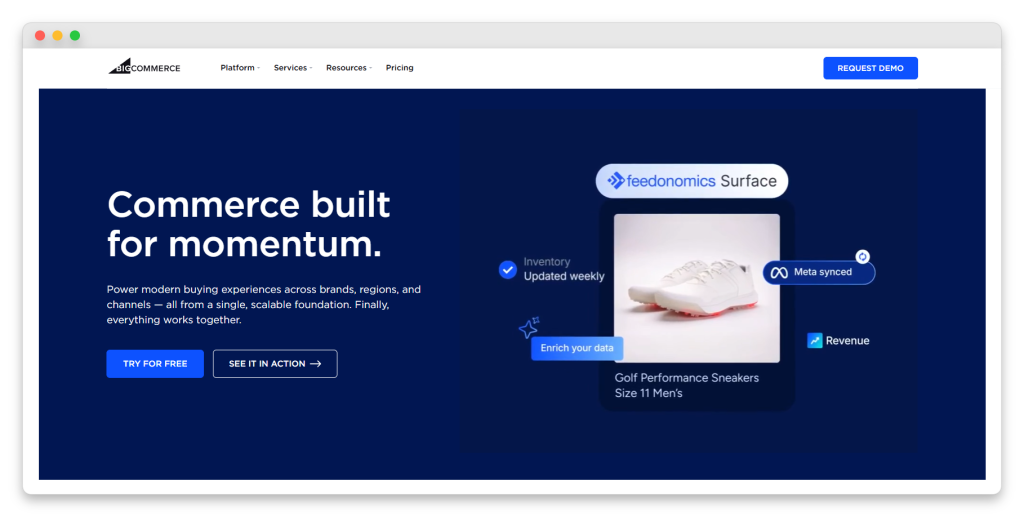 wws-bigcommerce - Wholesale Suite BigCommerce website homepage