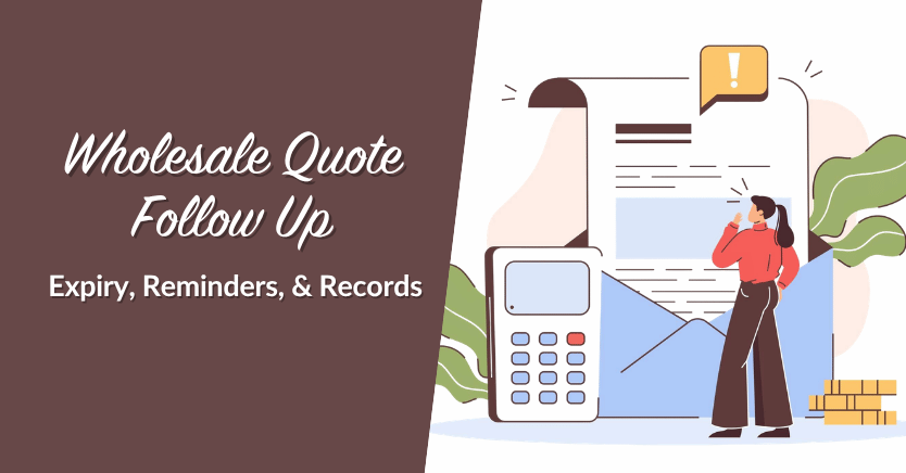Wholesale Quote Follow-Up: Expiry, Reminders, Records